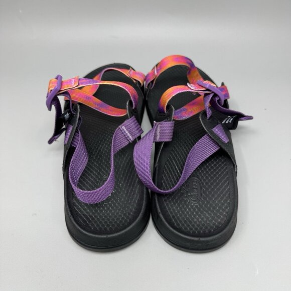 Chaco Women's Lowdown Slide Sandal Faded Orange Purple Size 10 - Picture 7 of 8